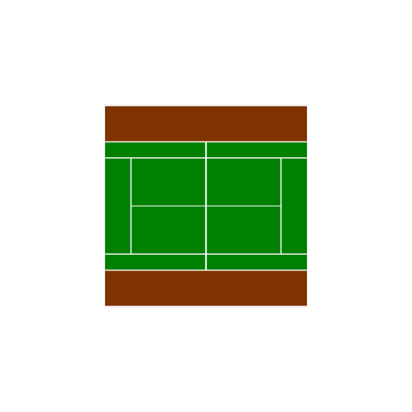 Tennis Court PNG Clip art