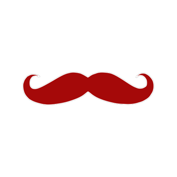 Red Mustache PNG Clip art