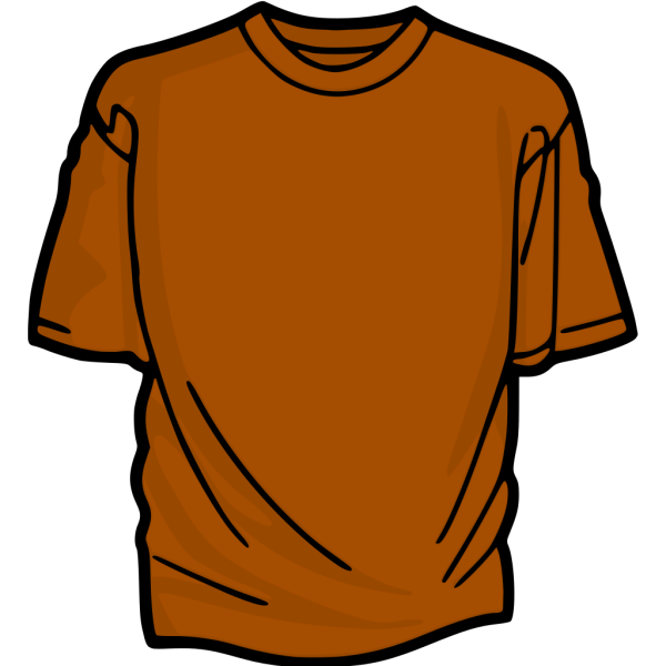 Orange T-shirt PNG Clip art