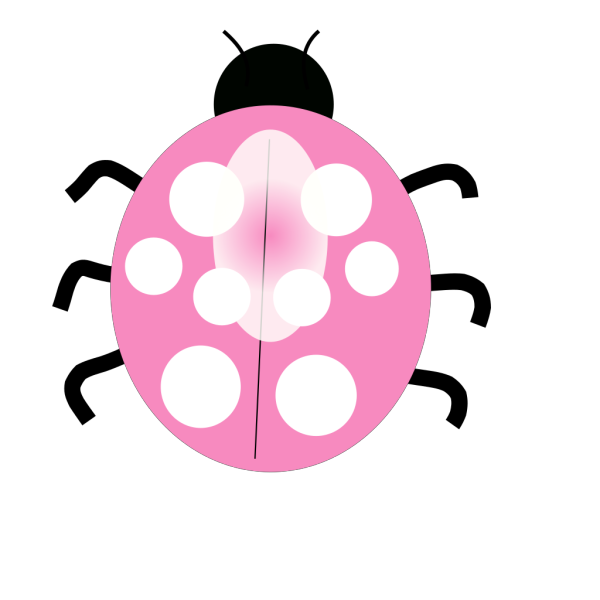 Pink Ladybug PNG Clip art