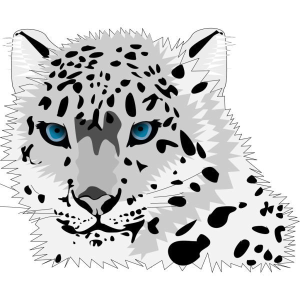 Snow Leopard PNG Clip art