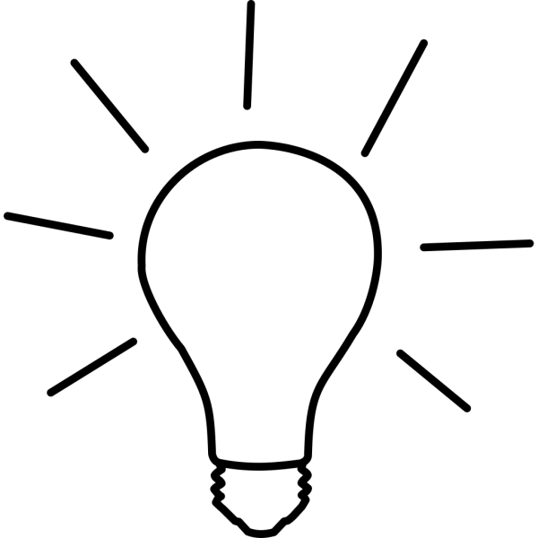 Idea Light Bulb PNG Clip art
