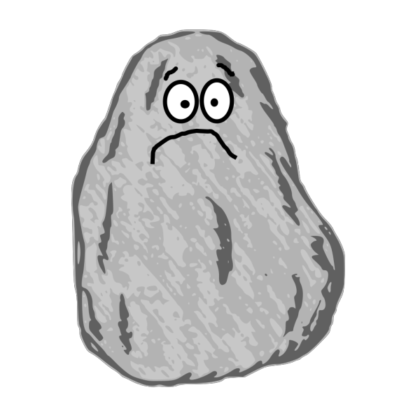 Mr. Unhappy Rock PNG Clip art