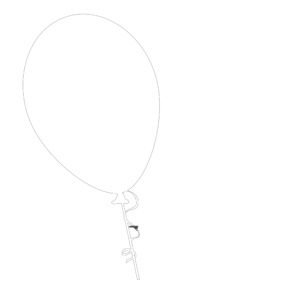Black And White Balloons PNG Clip art