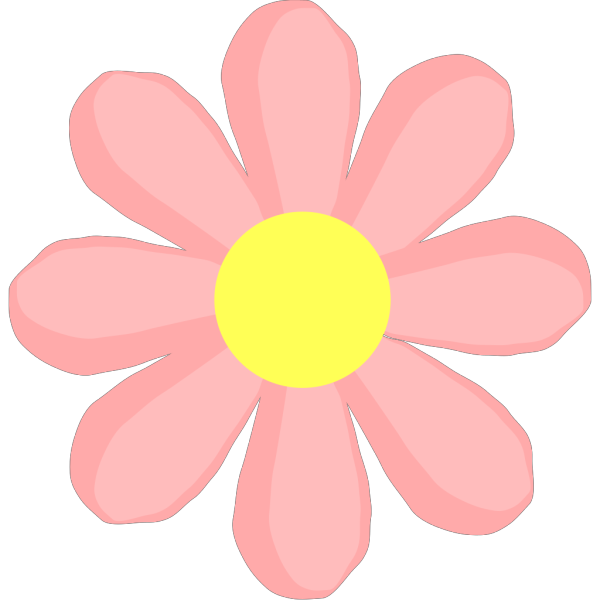 Cute Flower Pink PNG Clip art