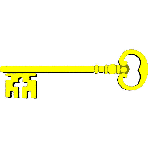 Golden Key PNG Clip art