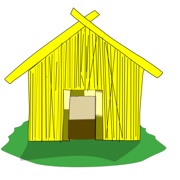 Straw House PNG Clip art