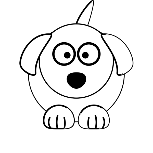 Black And White Dog PNG Clip art