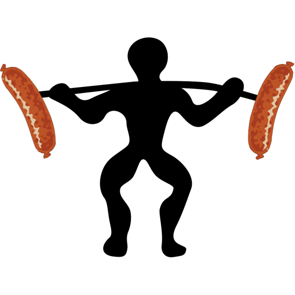 Sausage Lifting PNG Clip art