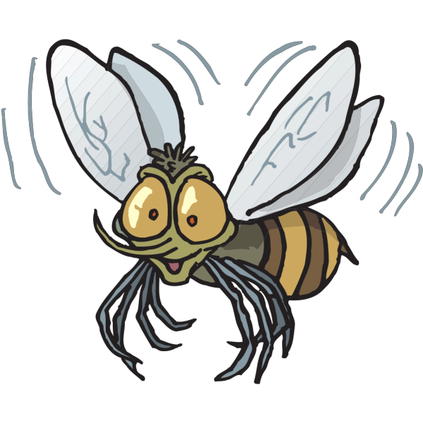 Bee Flying PNG Clip art