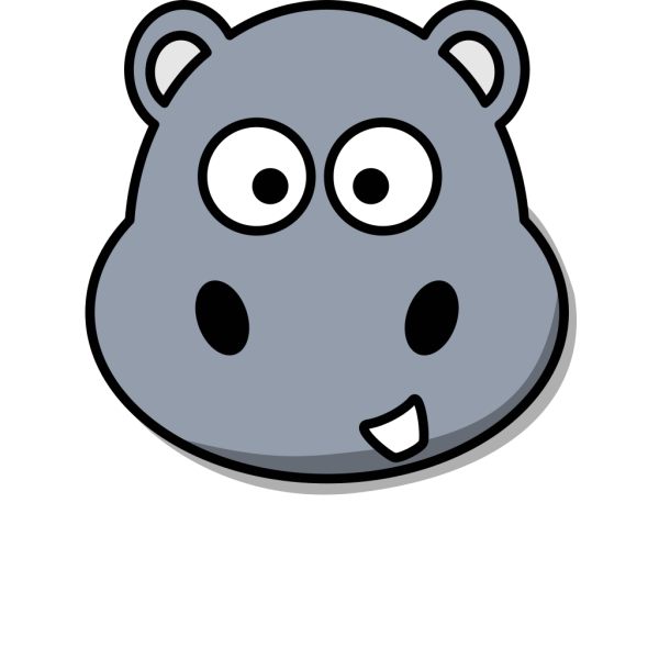 Hippo Head PNG Clip art