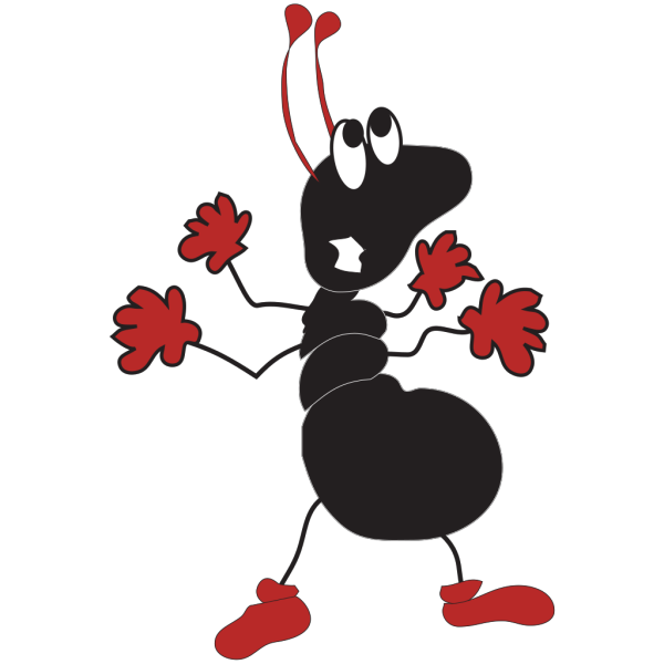 Scared Ant PNG Clip art