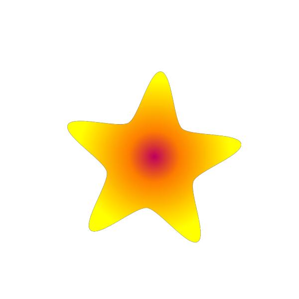 Glowing Star PNG Clip art