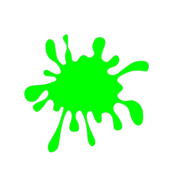Green Splat PNG Clip art