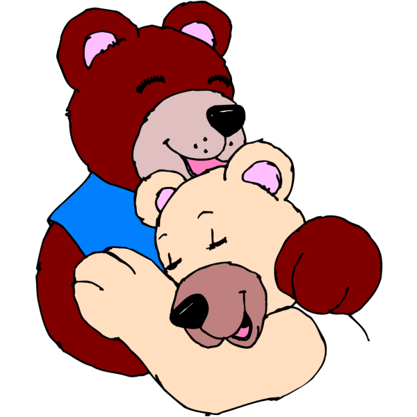 Bears Hugging PNG Clip art