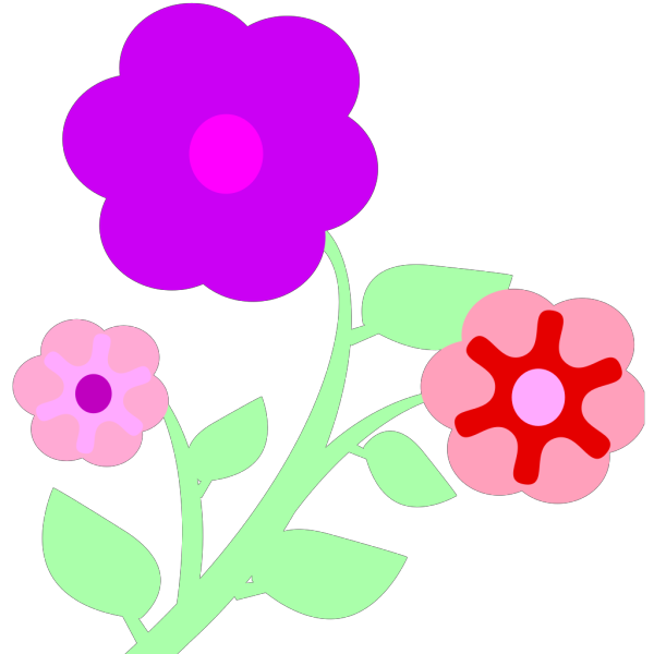 Cow With Flowers PNG Clip art