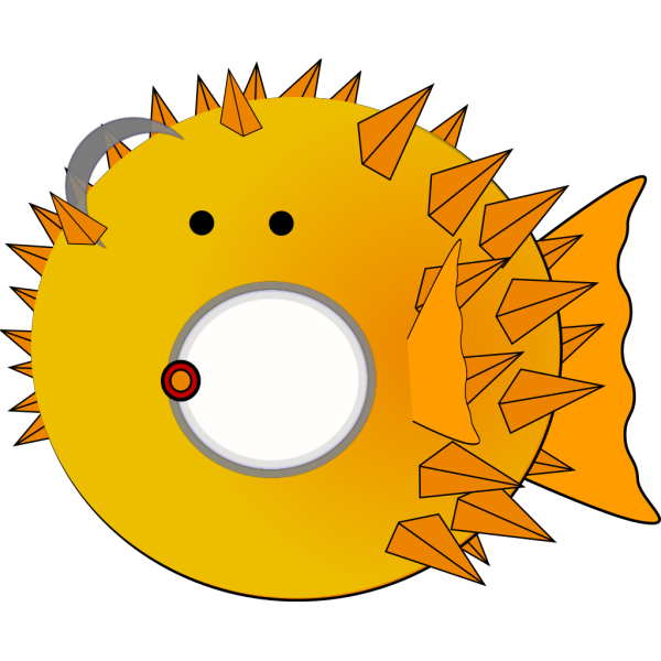 Surprised Puffer Fish PNG images