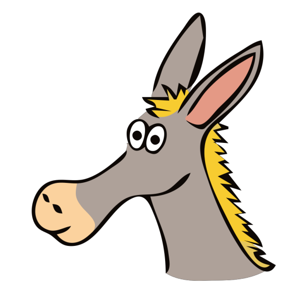 Cartoon Donkey PNG Clip art