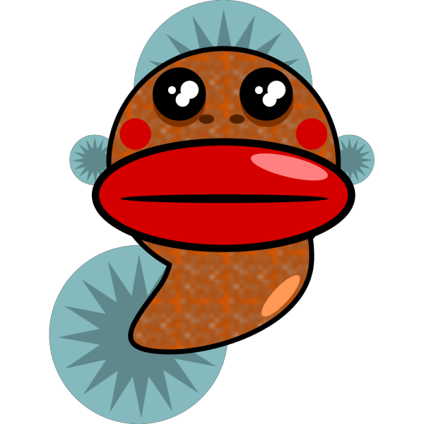 Cartoon Fish With Big Lips PNG Clip art
