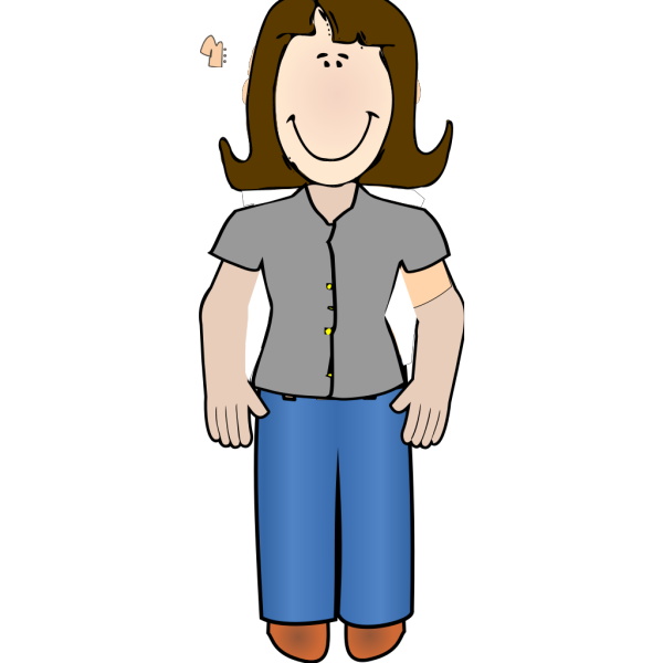 Lady Standing PNG Clip art