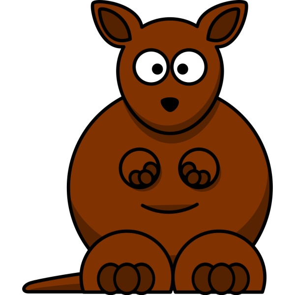 Cartoon Kangaroo PNG images