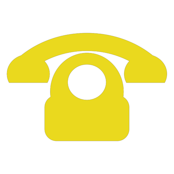 Yellow Phone PNG Clip art