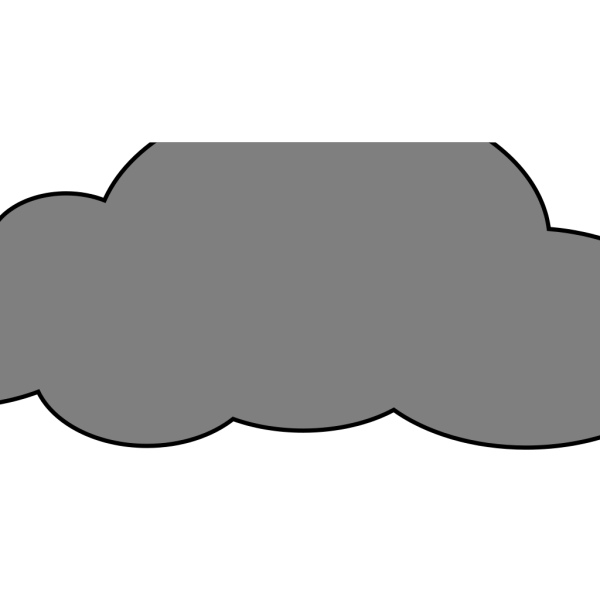 Grey Cloud PNG Clip art