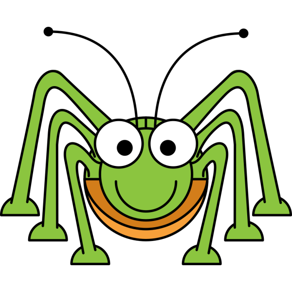 Cartoon Grasshopper PNG Clip art