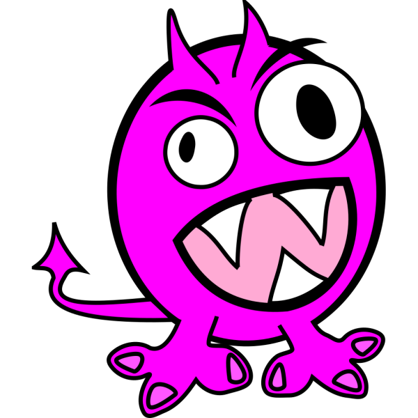 Pink Monster PNG Clip art