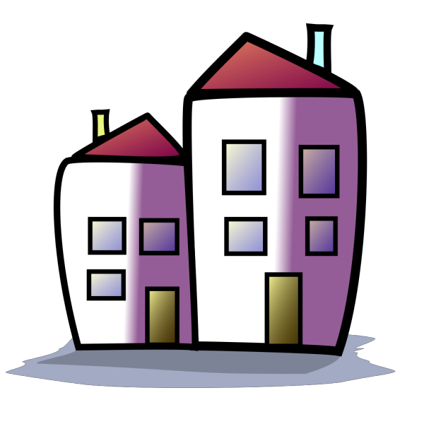 Two Homes PNG Clip art