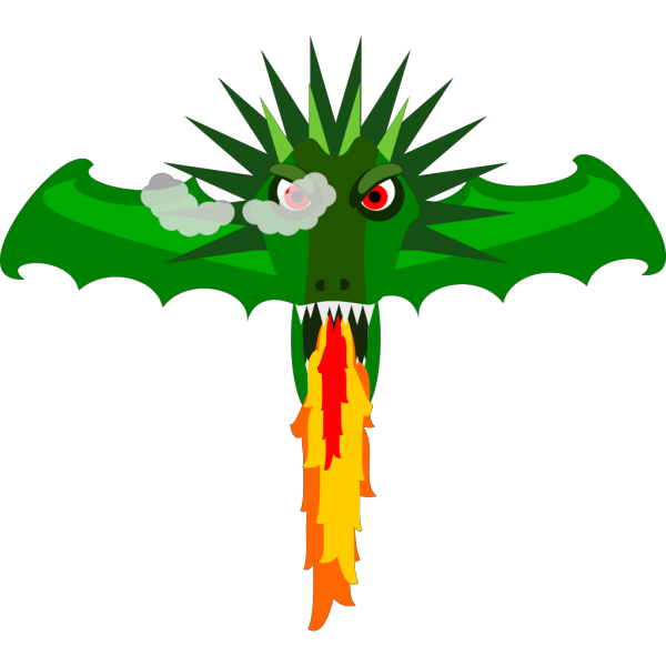 Fire Breathing Dragon PNG Clip art
