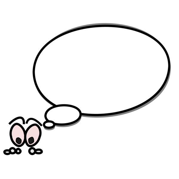 Speech Bubble With Person On Left PNG Clip art