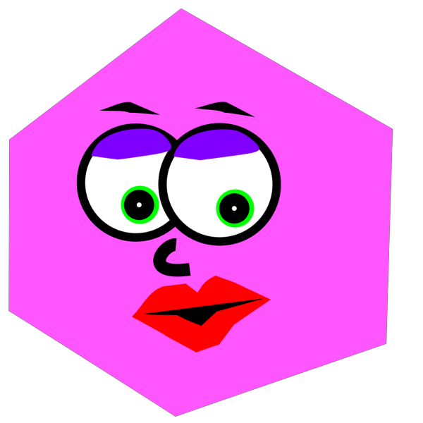 Mrs Hexagon PNG Clip art