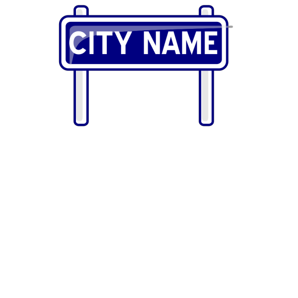City Name Sign PNG Clip art
