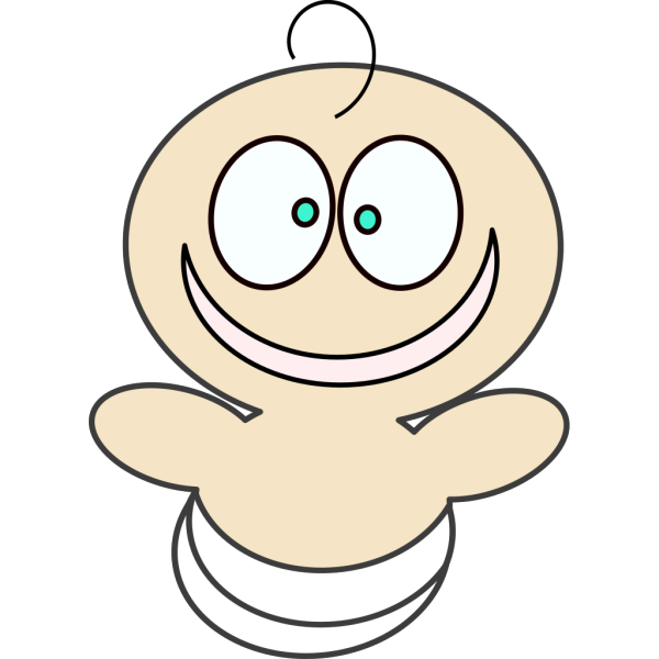 Really Happy Baby PNG Clip art