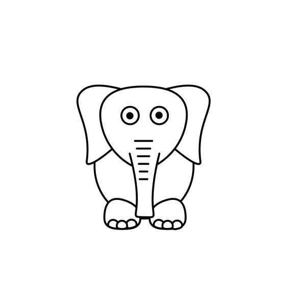 White Elephant PNG Clip art
