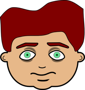 Tired Kid PNG Clip art