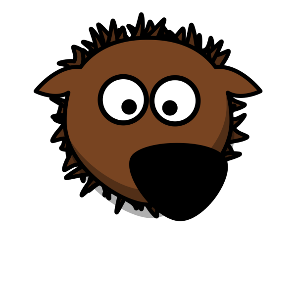 Hedgehog Head PNG Clip art