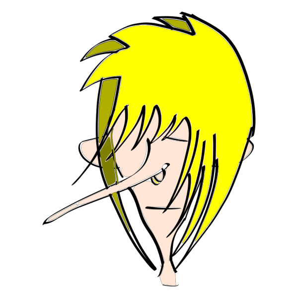 Cartoon Character With Long Nose PNG Clip art
