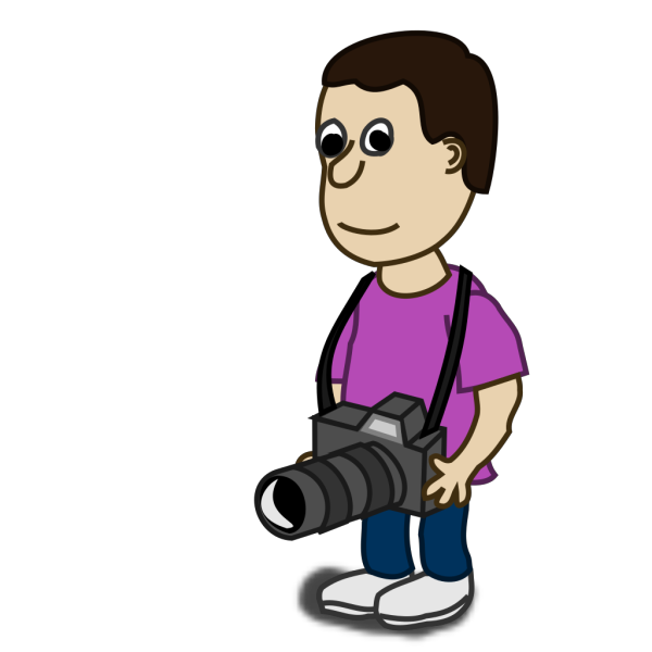 Cartoon Camera Man PNG Clip art