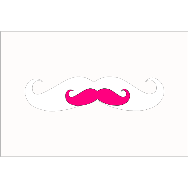 Pink Mustache PNG Clip art
