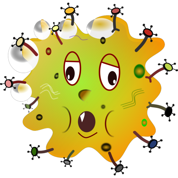 Yellow And Green Germ PNG Clip art