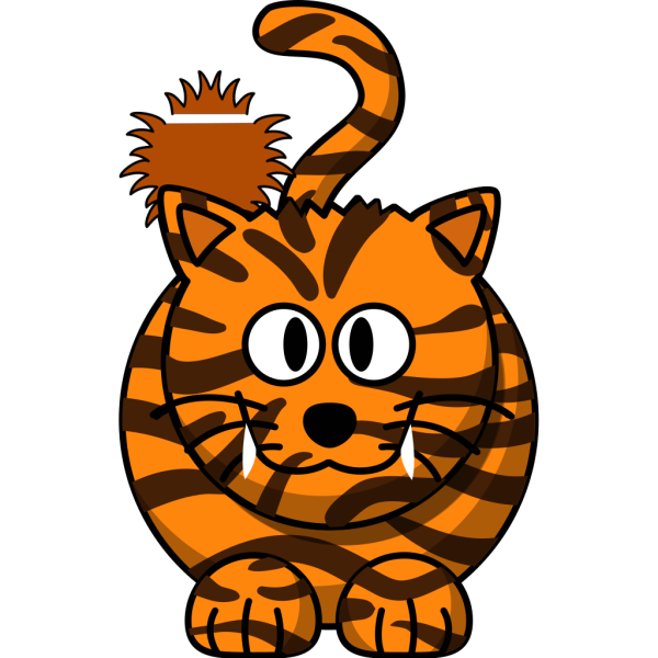 Tiger Cartoon PNG Clip art