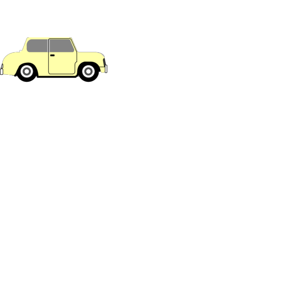 Yellowish Color Car PNG Clip art