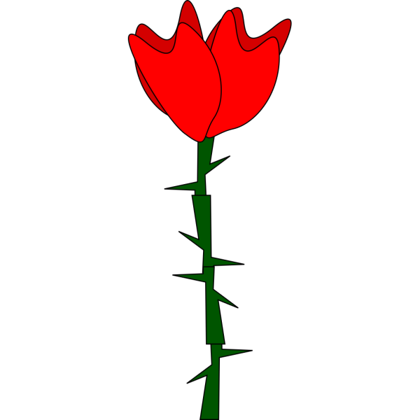 Rose With Thorns PNG Clip art