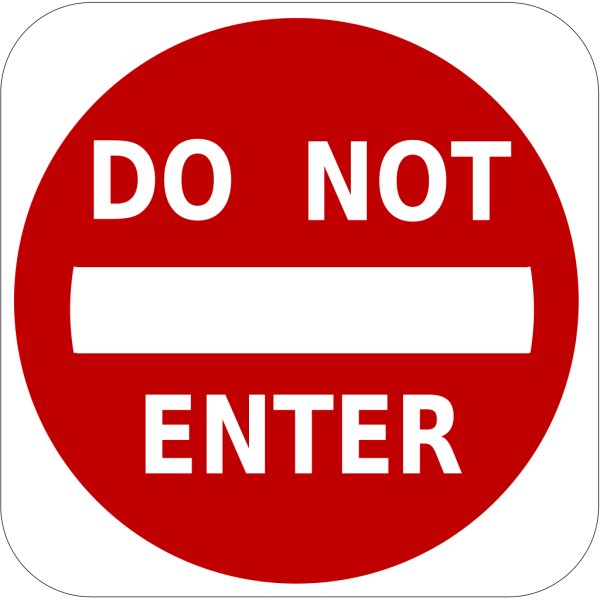 Do Not Enter Sign PNG Clip art