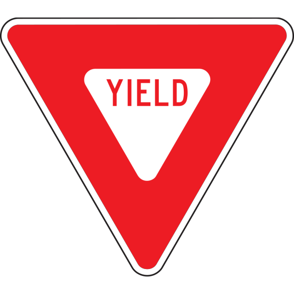 Yield Sign PNG Clip art