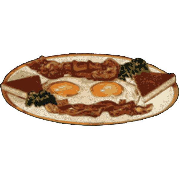 Breakfast Of Bacon And Eggs PNG Clip art