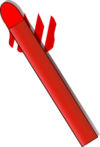 Red Pastel Crayon PNG Clip art