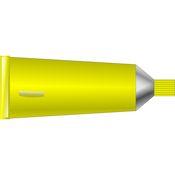 Color Tube Yellow PNG Clip art